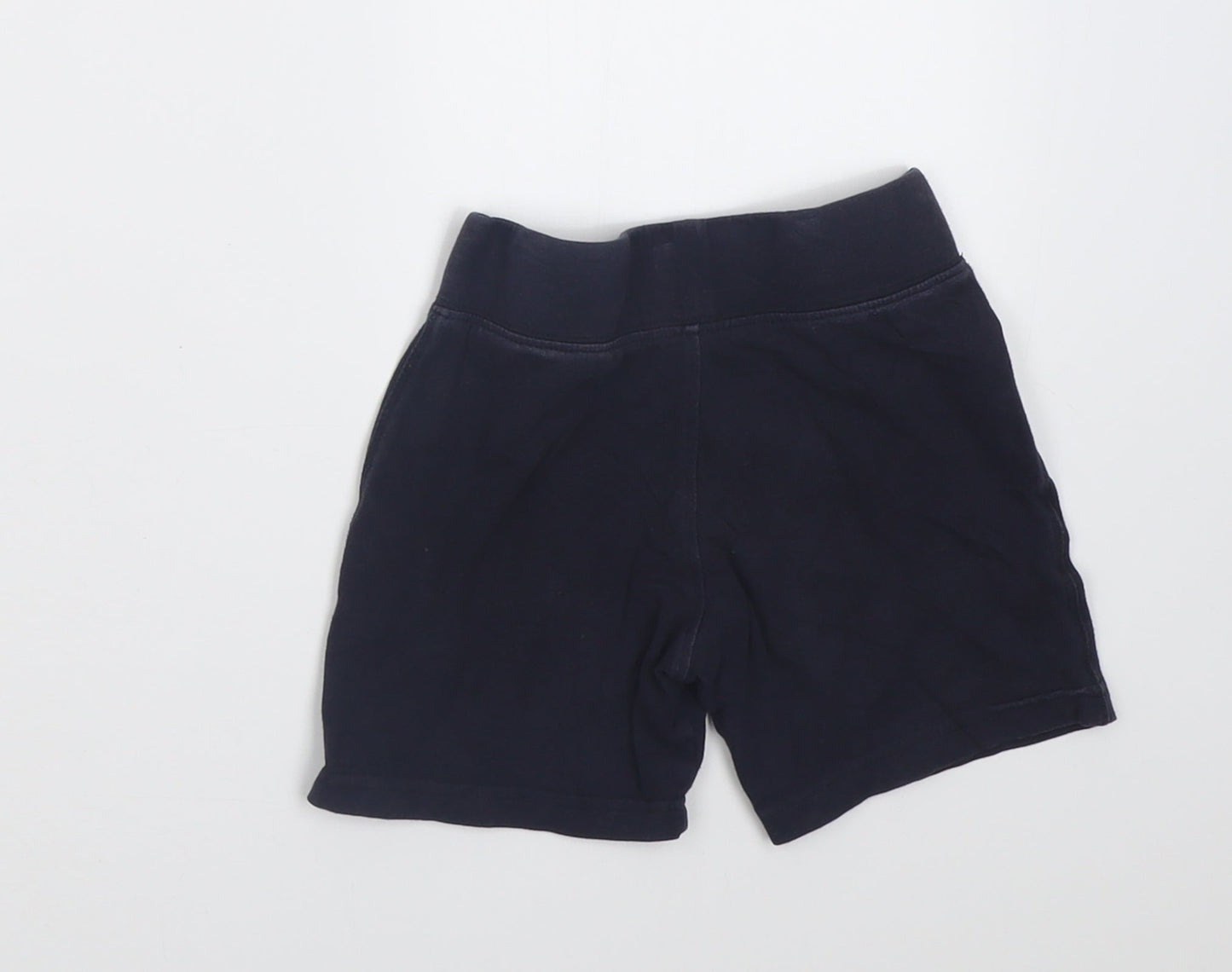 Matalan Girls Blue  Cotton Biker Shorts Size 7 Years  Regular  - School Wear