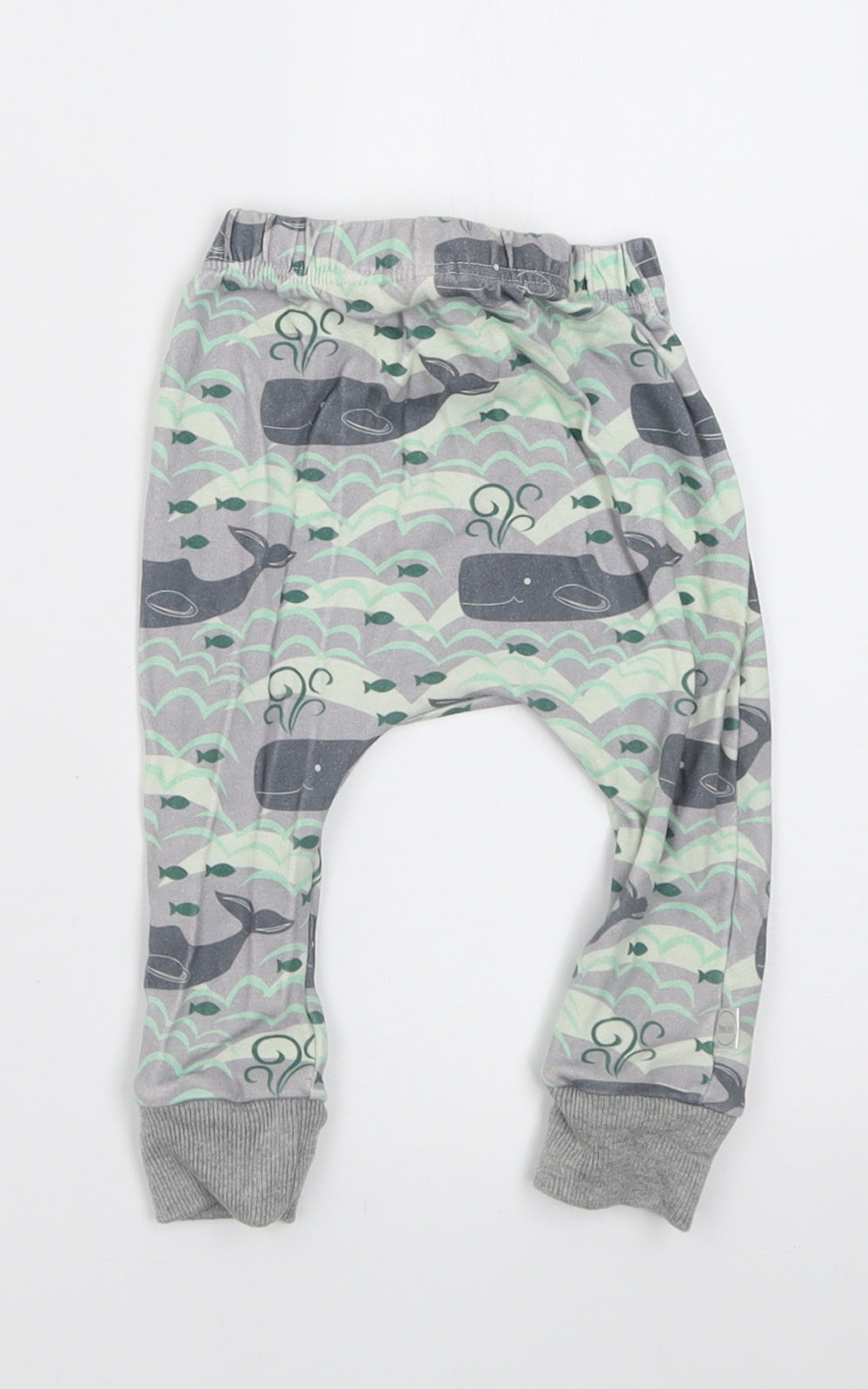 Hau'oli Apparel Boys Green Geometric Cotton Capri Trousers Size 6-9 Months  Pullover
