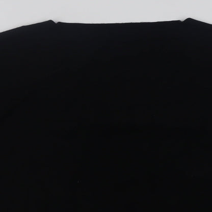 Womens UK Size 18 EWM Black Pullover Jumper