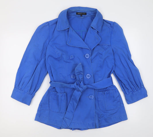 Great Plains Womens Blue   Jacket  Size L  Button