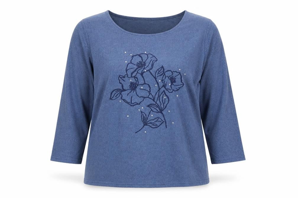 Womens UK Size 14 Bonmarché Blue Pullover Jumper
