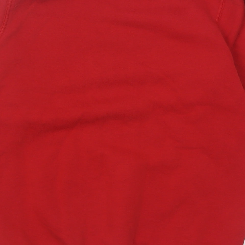 TU Boys Red  Cotton Pullover Sweatshirt Size 9 Years  Pullover - School Wear