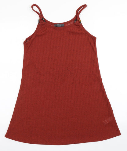 Primark Womens Red  Polyester Trapeze & Swing  Size S  Round Neck Pullover