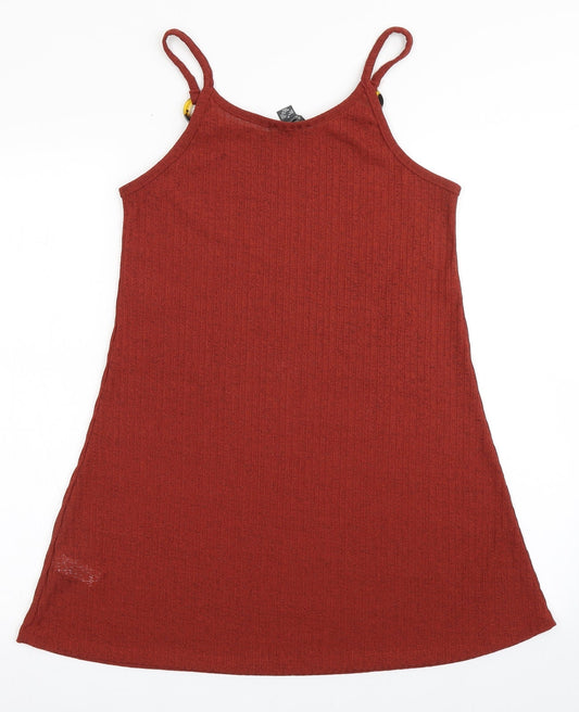 Primark Womens Red  Polyester Trapeze & Swing  Size S  Round Neck Pullover