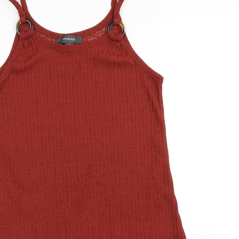 Primark Womens Red  Polyester Trapeze & Swing  Size S  Round Neck Pullover