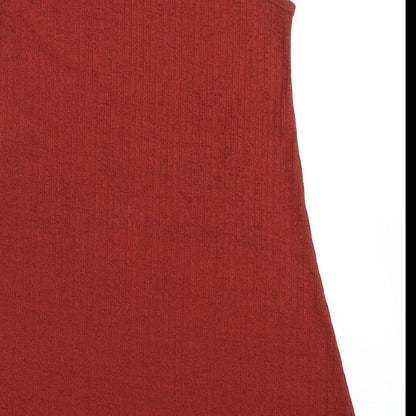 Primark Womens Red  Polyester Trapeze & Swing  Size S  Round Neck Pullover