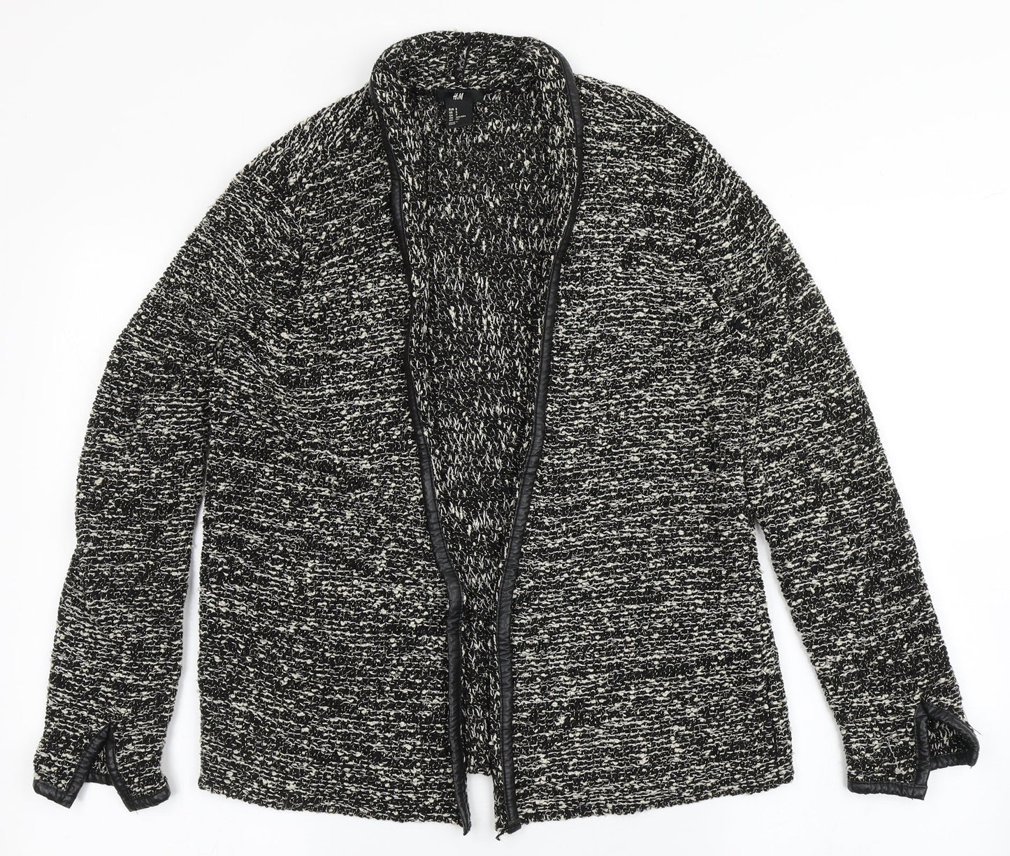 Womens UK Size S H&M Black Cardigan Jumper