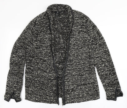 Womens UK Size S H&M Black Cardigan Jumper