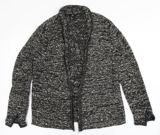 Womens UK Size S H&M Black Cardigan Jumper