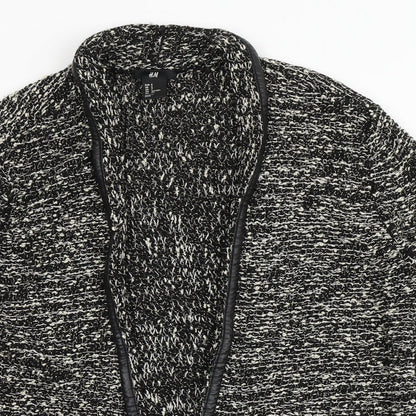 Womens UK Size S H&M Black Cardigan Jumper