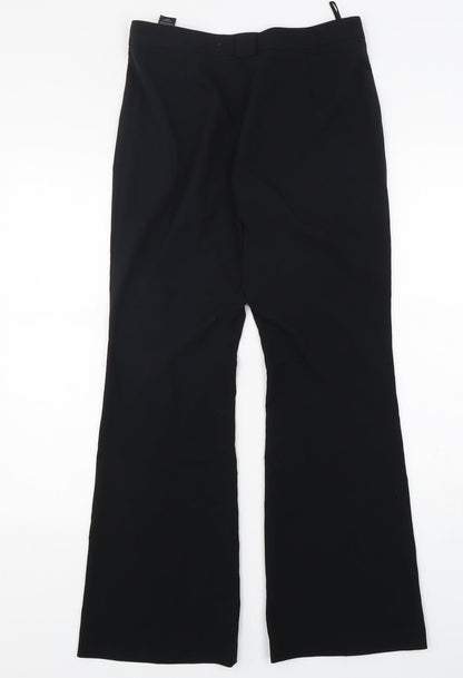 Womens UK Size 8 Marks and Spencer Regular Fit  Black Trousers