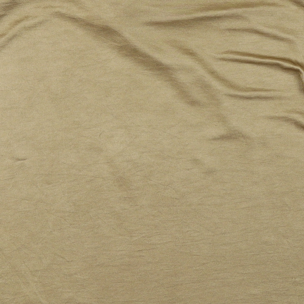 Womens UK Size S H&M Gold Basic Blouse