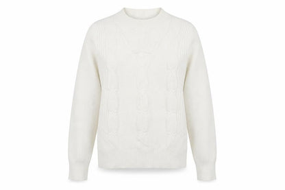 Womens UK Size M Oasis Ivory Pullover Jumper