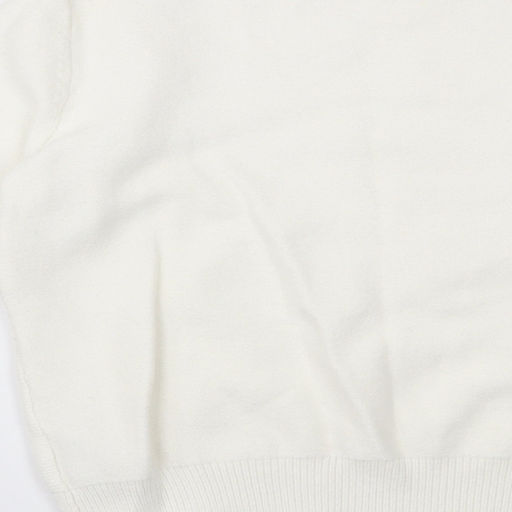 Womens UK Size M Oasis Ivory Pullover Jumper