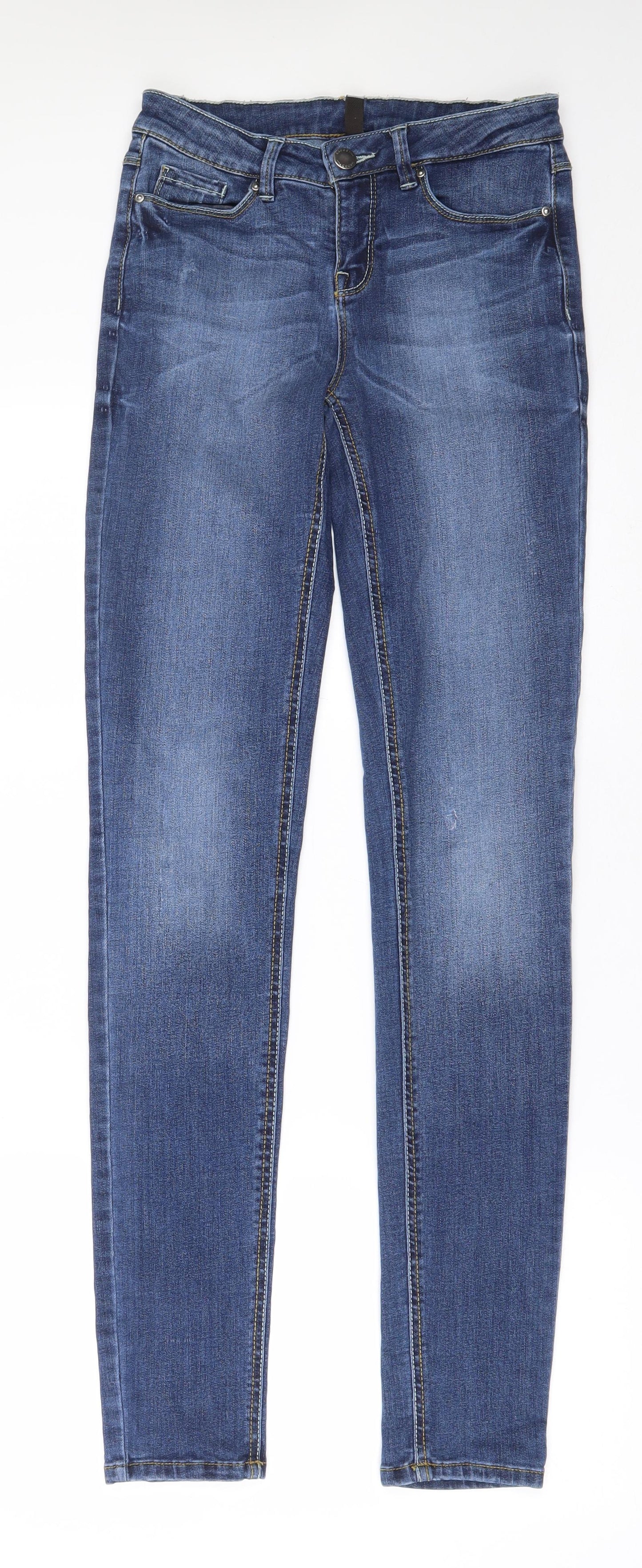 jbc  Womens Blue  Cotton Skinny Jeans Size 25 in L31 in Regular Zip