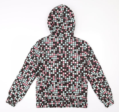 Xdye Womens Multicoloured Geometric  Jacket  Size L  Zip