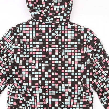 Xdye Womens Multicoloured Geometric  Jacket  Size L  Zip