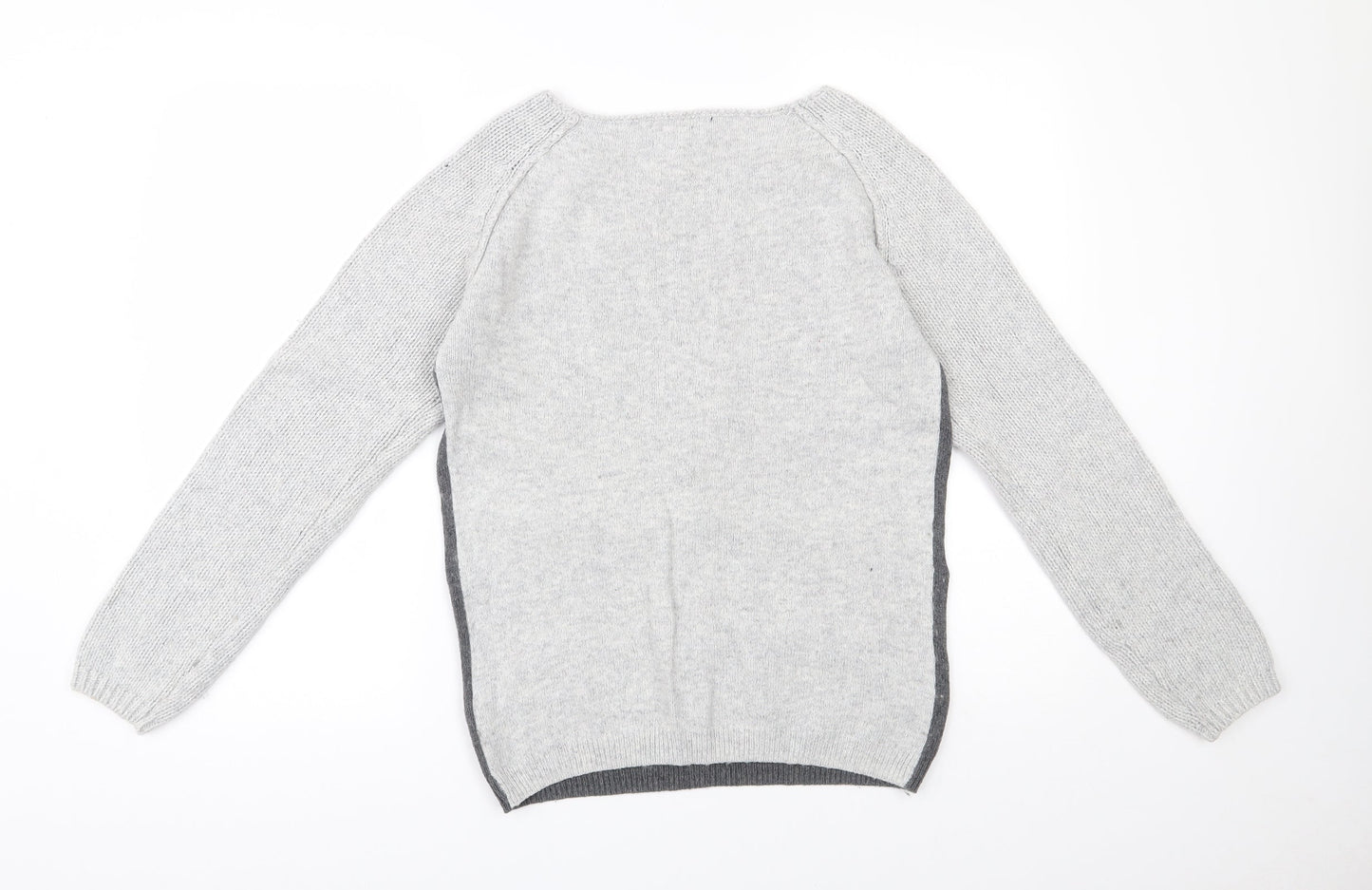 Womens UK Size 10 NEXT Grey Pullover Jumper