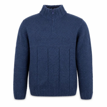 Mens UK Size L Easy Blue Pullover Jumper