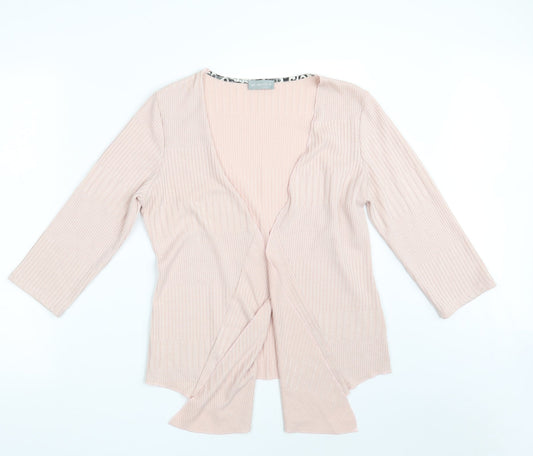 Womens UK Size 14 Per Una Pink Wrap Jumper