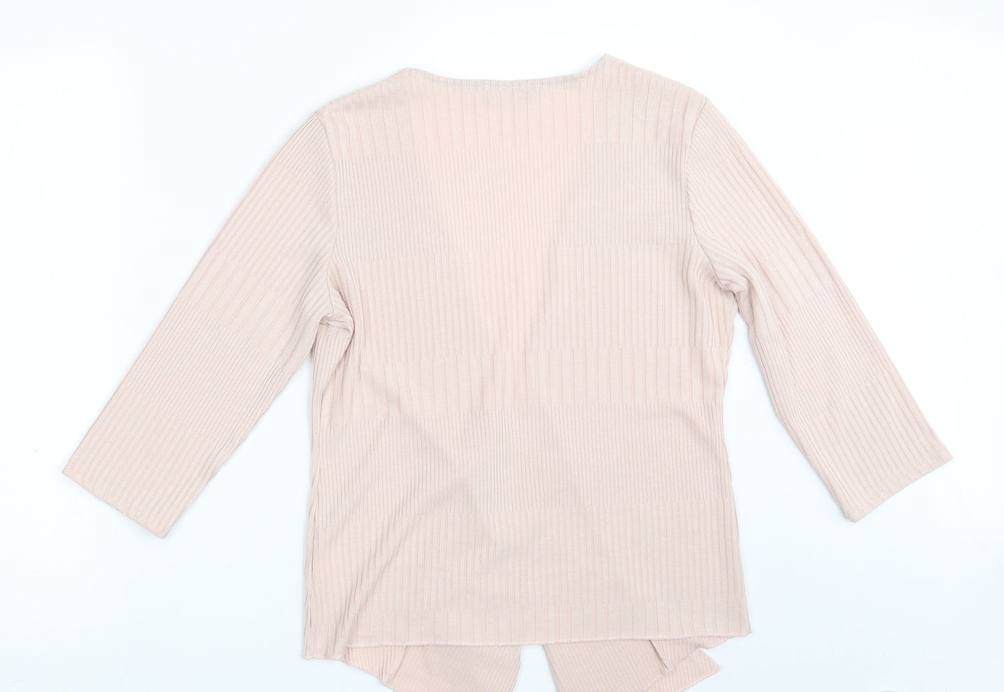 Womens UK Size 14 Per Una Pink Wrap Jumper