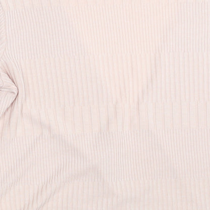 Womens UK Size 14 Per Una Pink Wrap Jumper