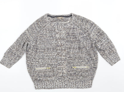 Womens UK Size 14 Soon Beige Pullover Jumper