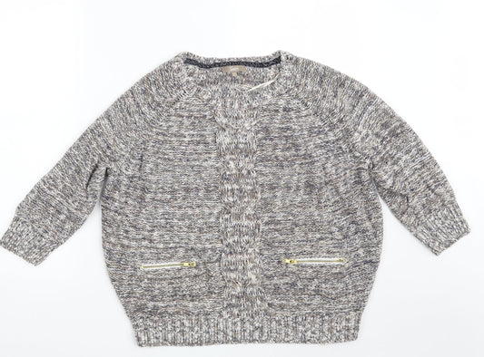 Womens UK Size 14 Soon Beige Pullover Jumper