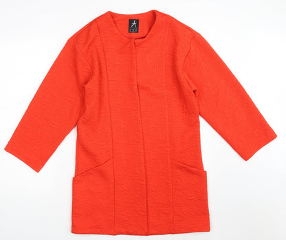 Atmosphere Womens Red   Overcoat Coat Size 10