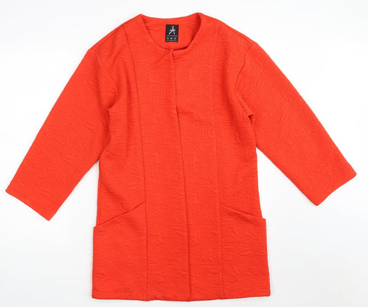 Atmosphere Womens Red   Overcoat Coat Size 10