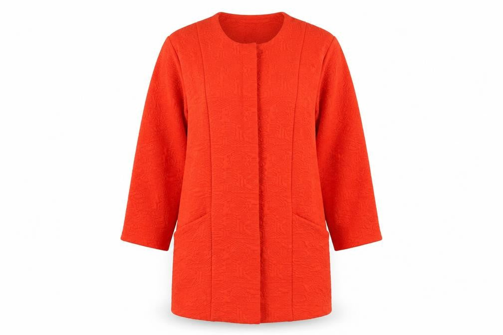 Womens UK Size 10 Atmosphere Red Overcoat