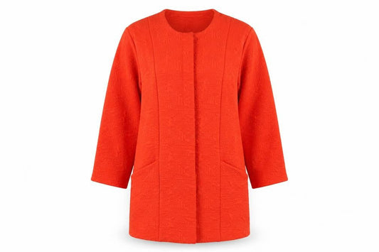 Womens UK Size 10 Atmosphere Red Overcoat