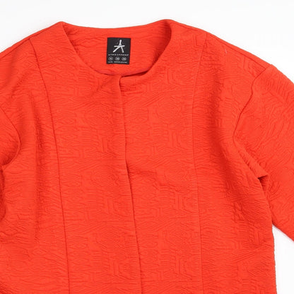 Atmosphere Womens Red   Overcoat Coat Size 10