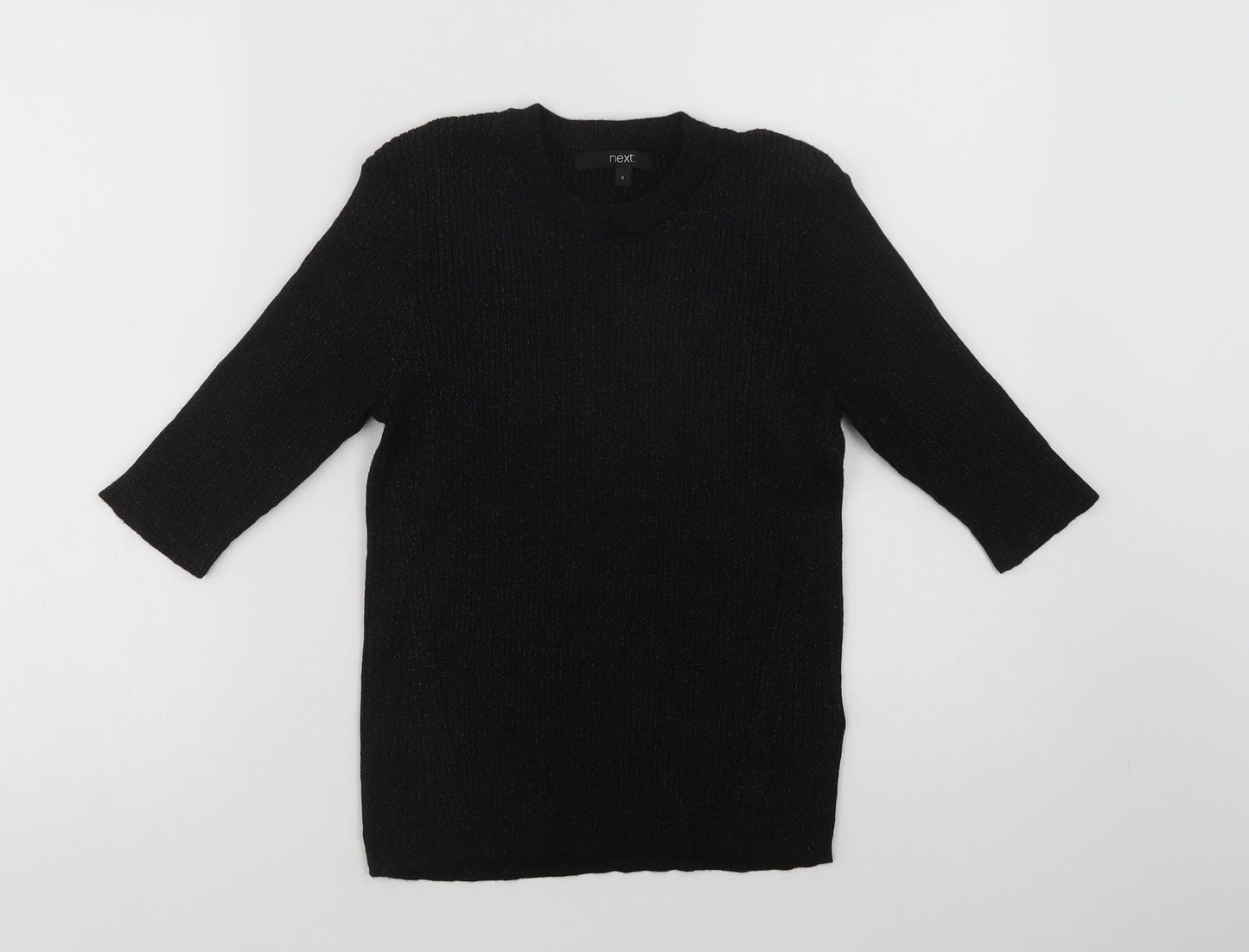 Womens UK Size 8 NEXT Black Pullover Jumper