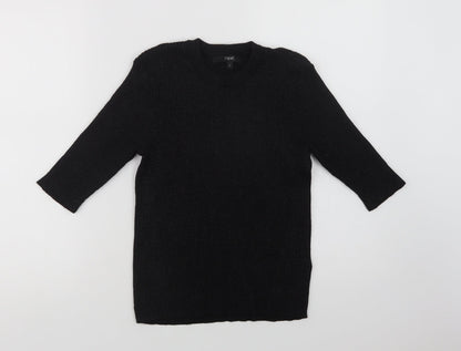 Womens UK Size 8 NEXT Black Pullover Jumper
