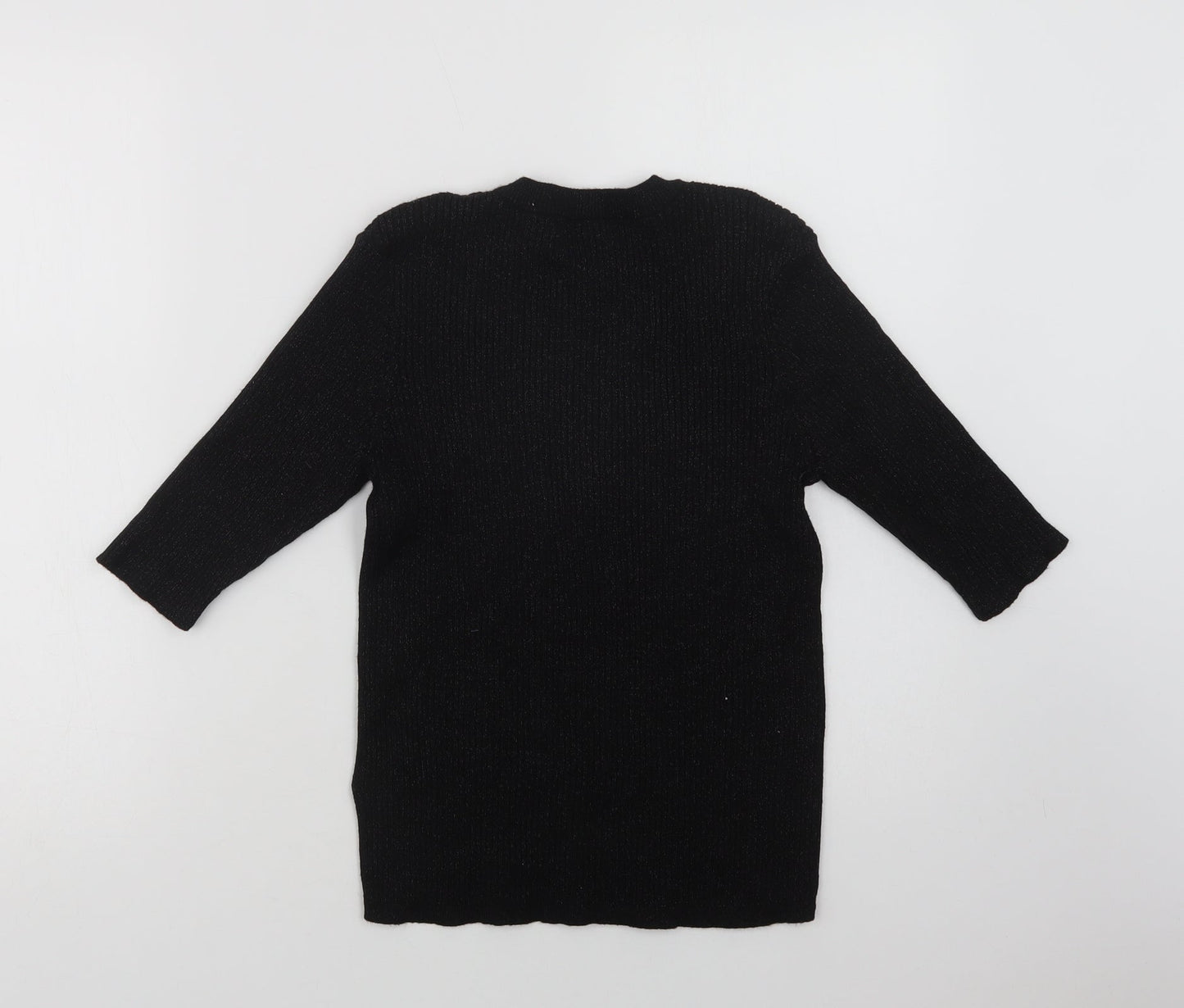 Womens UK Size 8 NEXT Black Pullover Jumper
