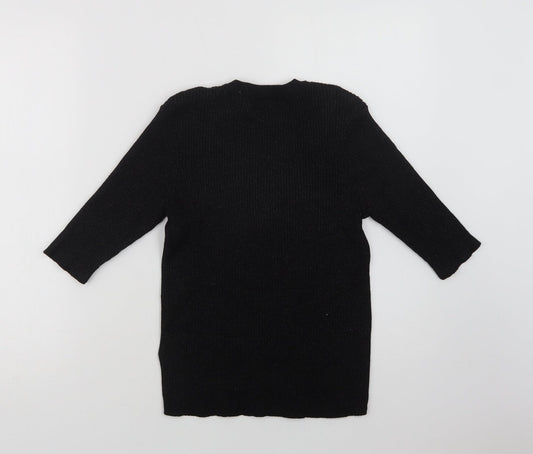 Womens UK Size 8 NEXT Black Pullover Jumper