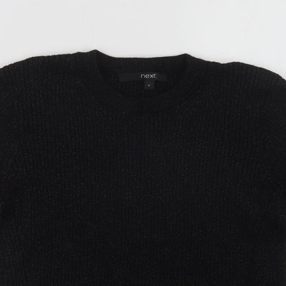 Womens UK Size 8 NEXT Black Pullover Jumper