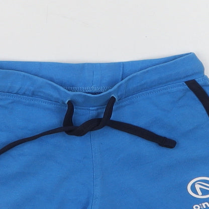 O'Neills Baby Blue  Cotton Cropped Trousers Size 12-18 Months  Drawstring