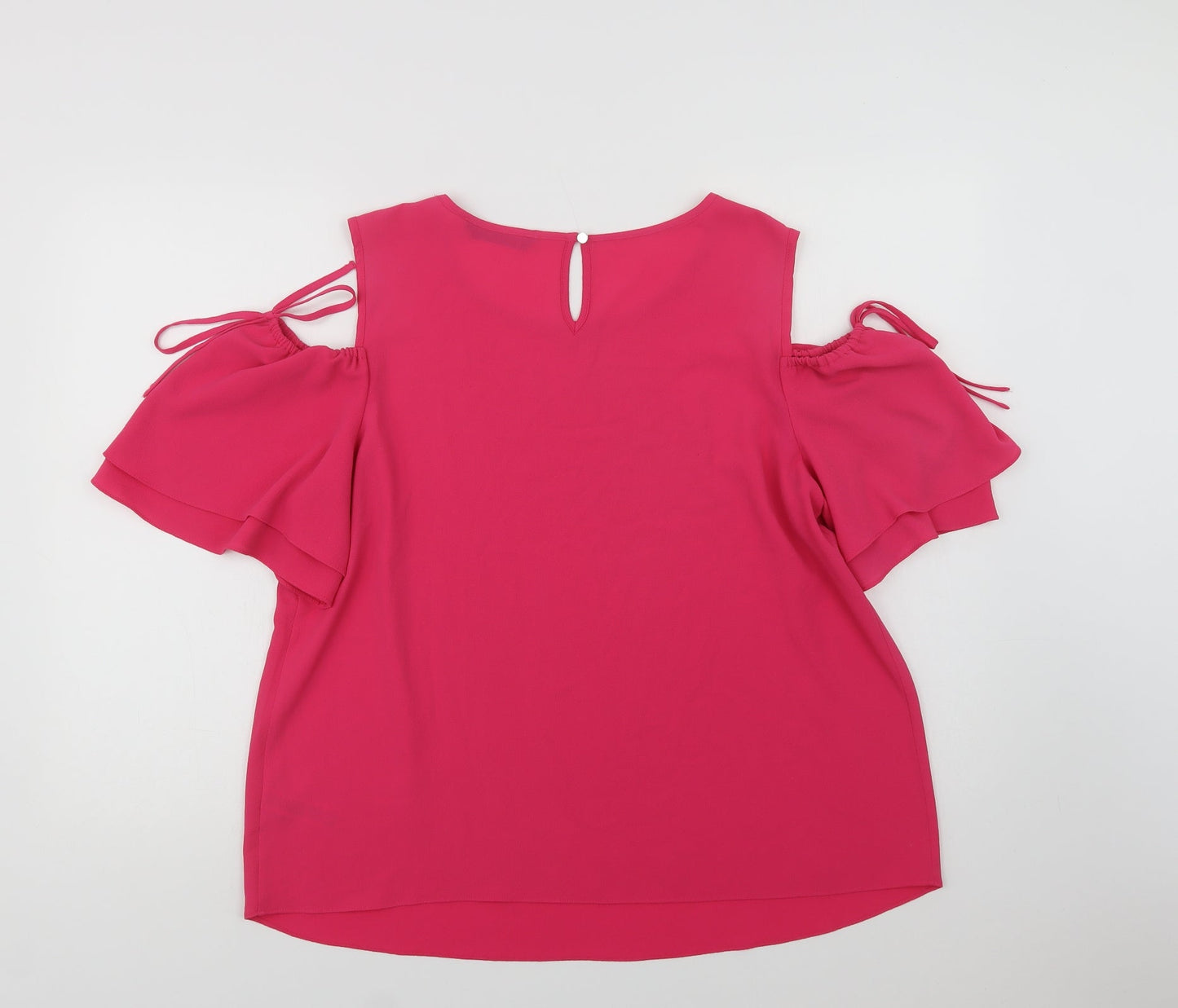 Womens UK Size 14 Dunnes Stores Pink Basic Blouse