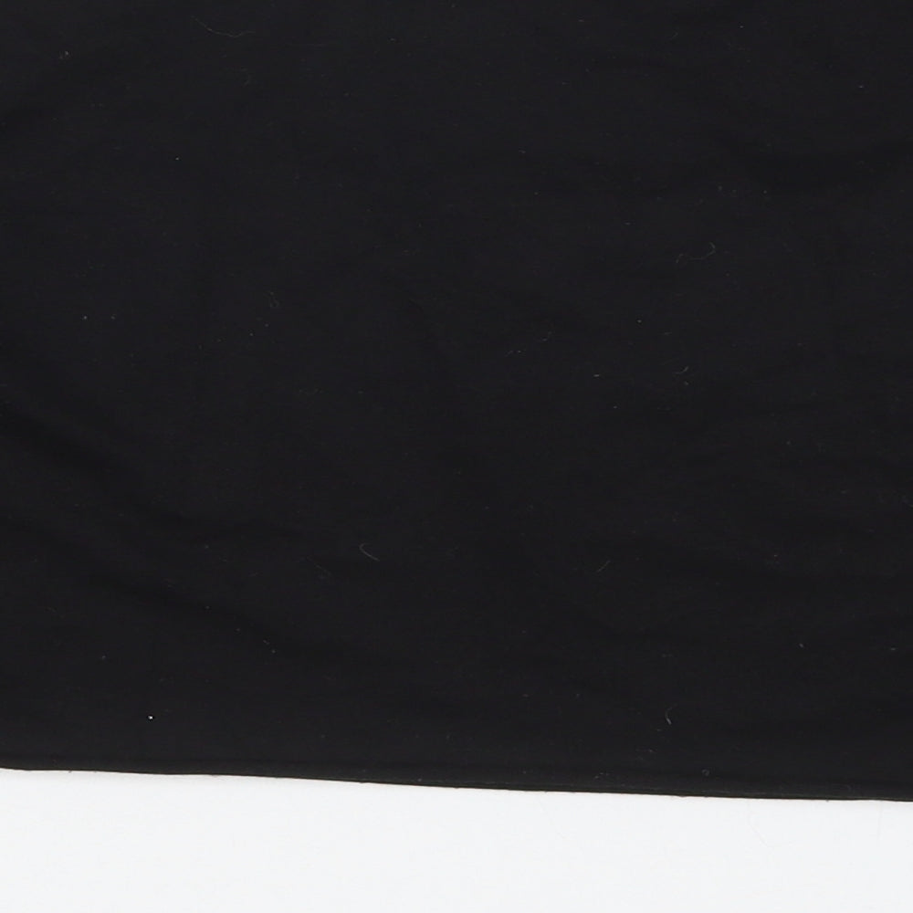 SheIn Girls Black  Cotton Pullover Sweatshirt Size 11-12 Years  Pullover