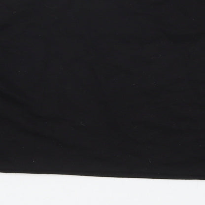SheIn Girls Black  Cotton Pullover Sweatshirt Size 11-12 Years  Pullover