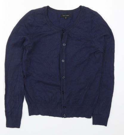 Womens UK Size 12 New Look Blue Cardigan Jumper