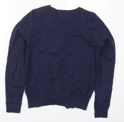 Womens UK Size 12 New Look Blue Cardigan Jumper