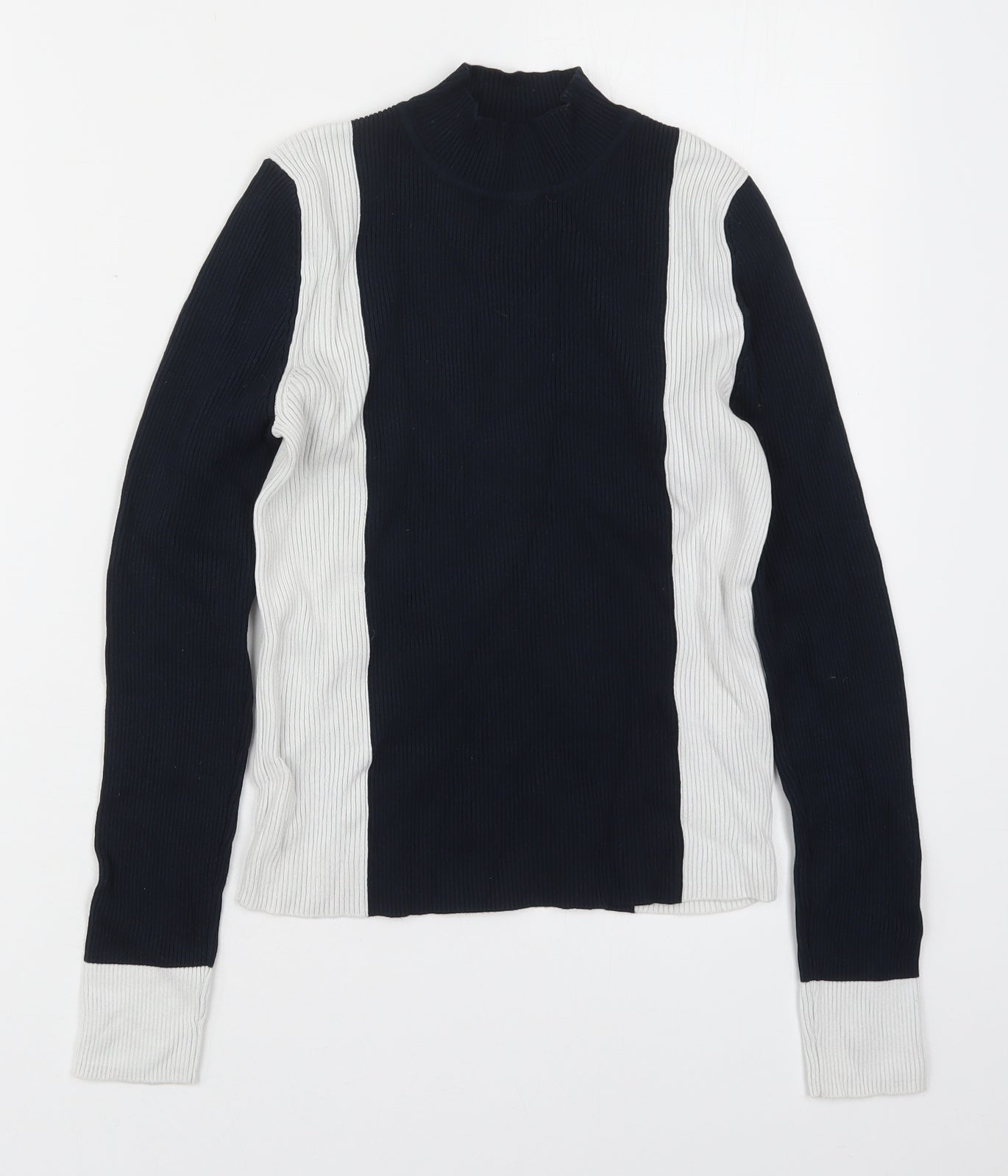 Womens UK Size M Zara Blue Pullover Jumper