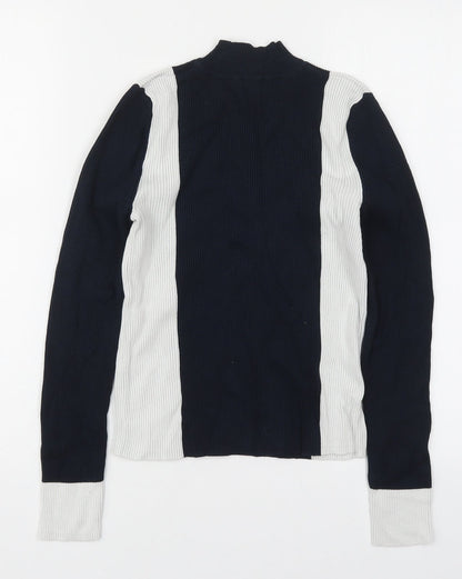 Womens UK Size M Zara Blue Pullover Jumper