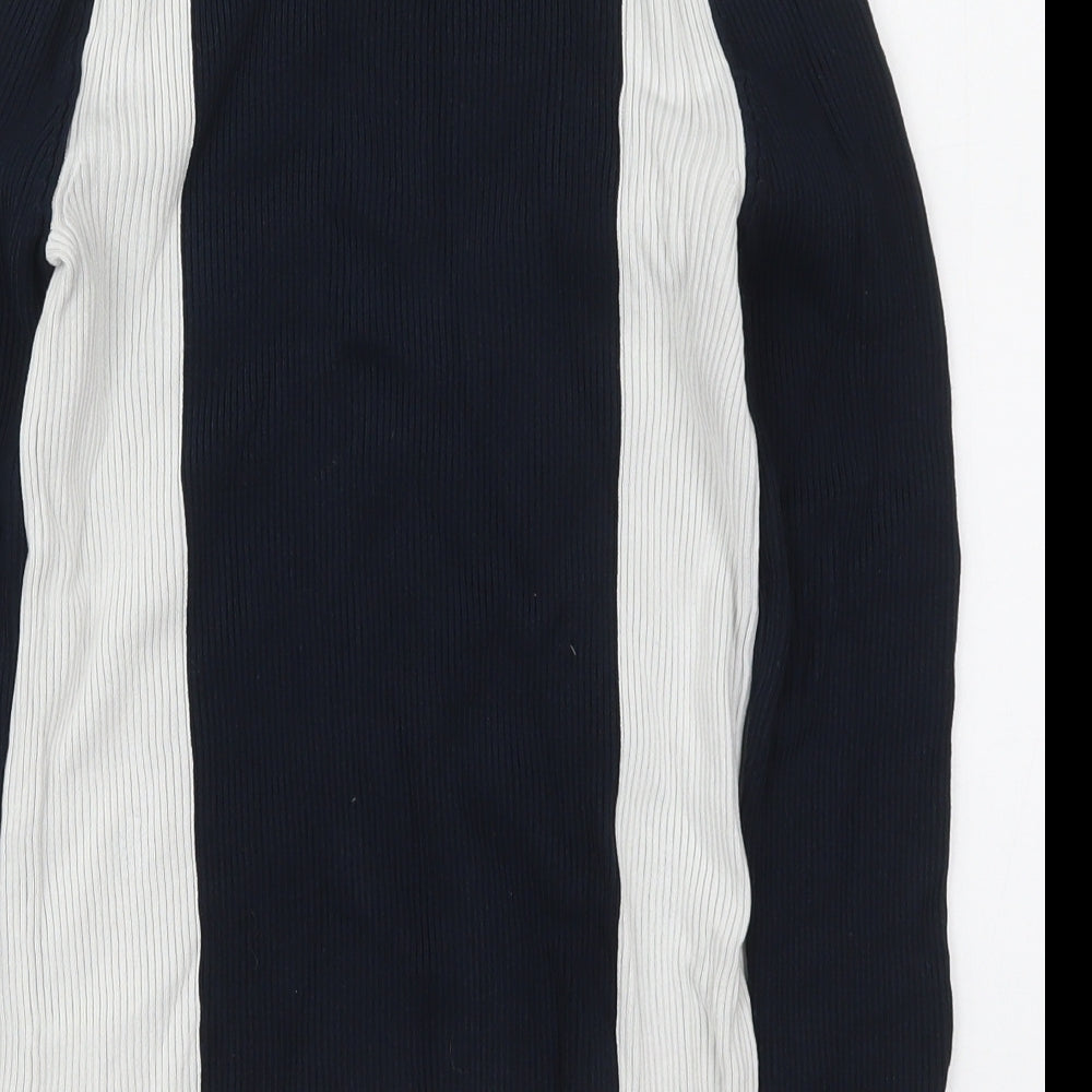 Womens UK Size M Zara Blue Pullover Jumper
