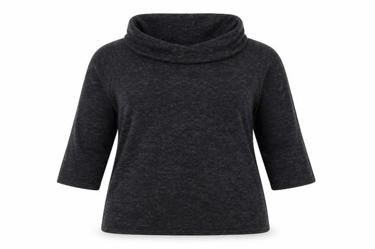 Womens UK Size 14 Classic Grey Basic T-Shirt