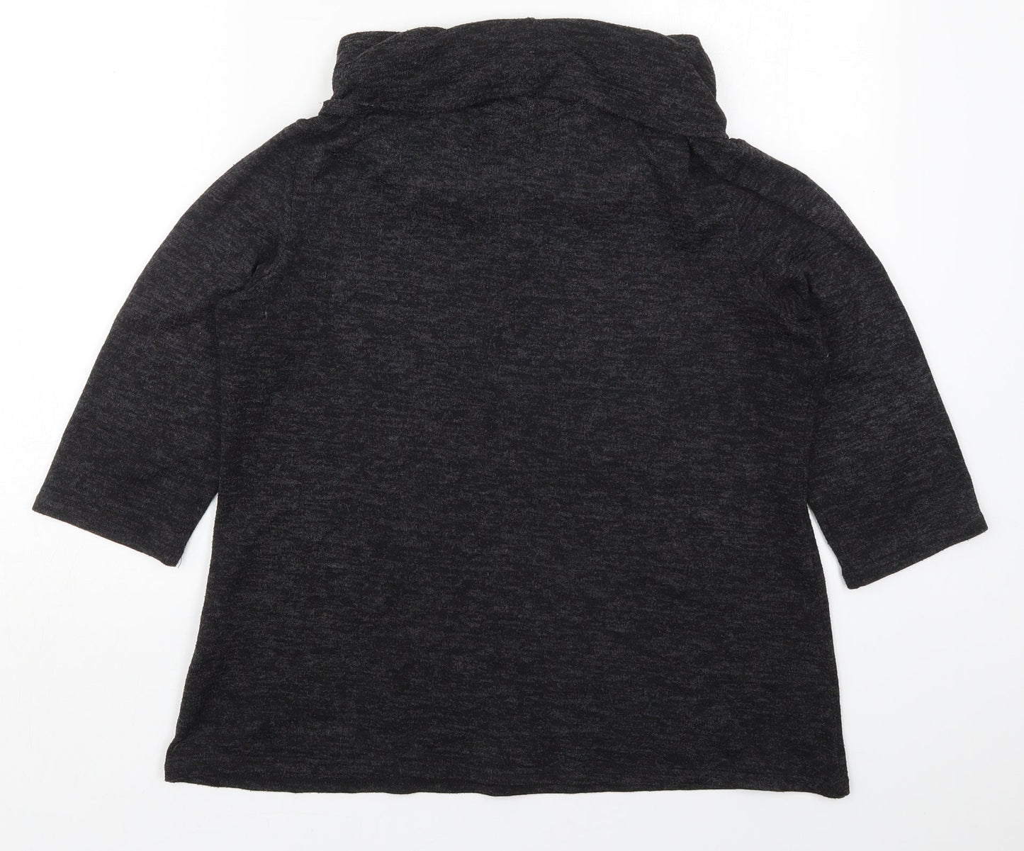 Womens UK Size 14 Classic Grey Basic T-Shirt