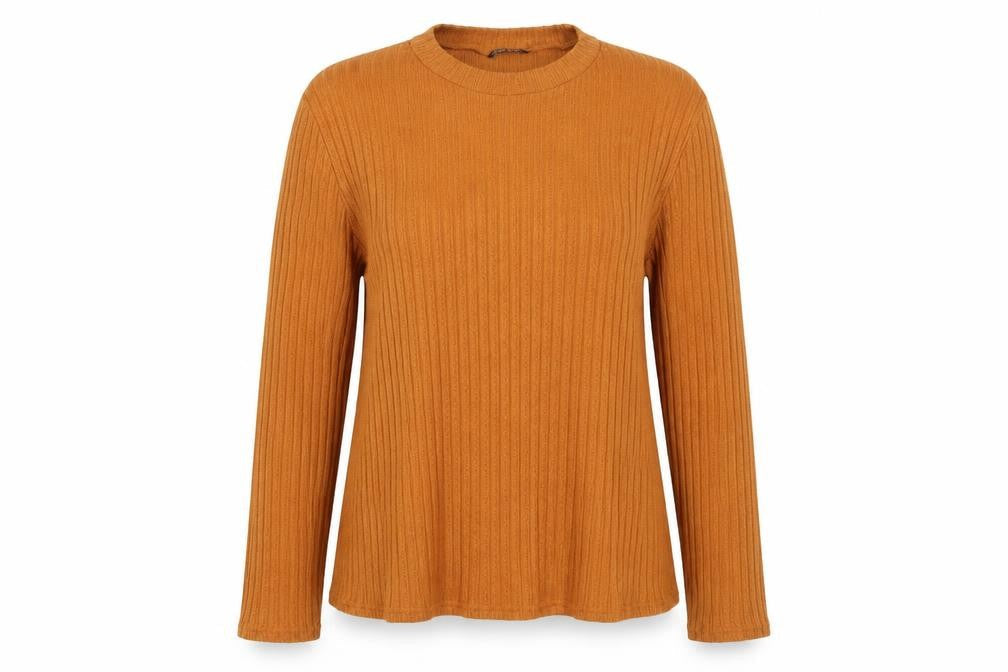 Womens UK Size One Size SheIn Orange Pullover Jumper